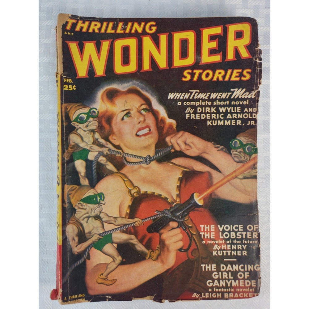 Thrilling Wonder Stories February 1950, Vol. 35 No. 3 Pulp Science Fiction